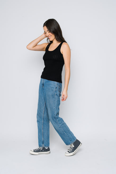 Jasmine-Pointelle Tank